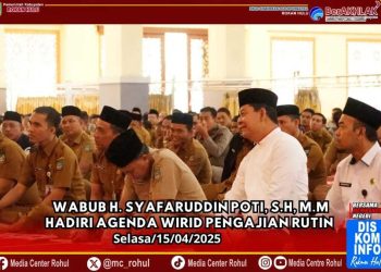 Wabup Rohul H. Syafaruddin Poti, S.H, M.M Hadiri Agenda Wirid Pengajian Rutin