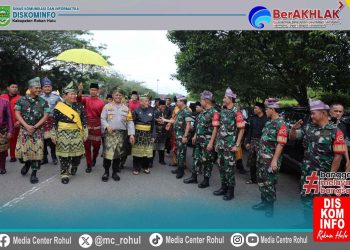 Pertama Kali dalam Sejarah, LAMR Rohul Taja Kegiatan Togak Tunggul Panji Adat Lima Luhak