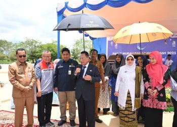 Pasar Murah PT PHR di Bangko Resmi Dibuka oleh Bupati Rohil