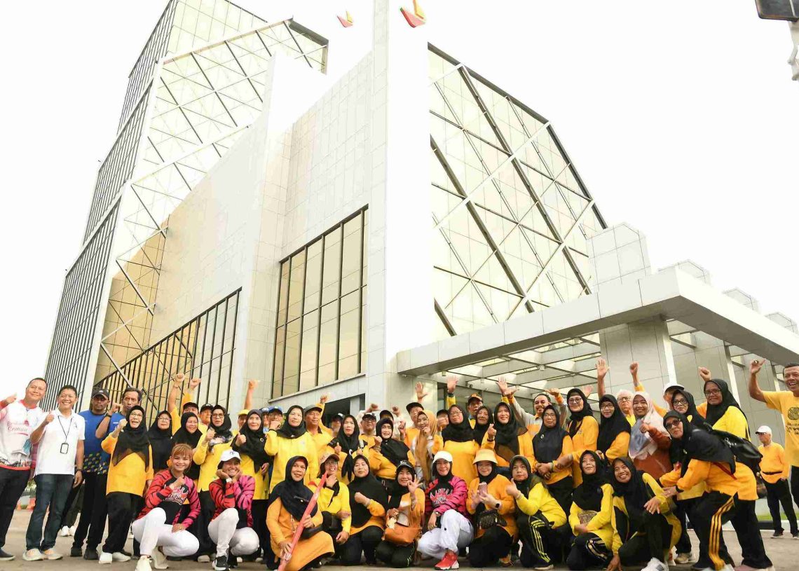 BRK Syariah Gelar Senam Sehat dan Layanan Pemeriksaan Kesehatan Untuk Nasabah PNS Pensiun dan Pra Pensiun