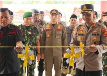 Gedung Baru Polsek Kuantan Hilir Seberang Diresmikan, Bupati: Ini Wujud Komitmen Jaga Kamtibmas