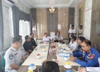 Jasa Raharja Riau Temui Bupati Meranti, Koordinasikan Penjaminan Kapal Rute Selat Panjang Di Kab. Meranti