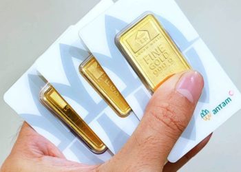 Harga Emas Antam 4 Agustus 2025, 1 Gram Turun Jadi Rp1.946.000