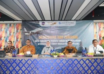 Jasa Raharja Perkuat Kolaborasi bersama stakeholder Transportasi Udara melalui Monitoring dan Evaluasi Data Penumpang Angkutan Udara Domestik di Bandara I Gusti Ngurah Rai, Bali