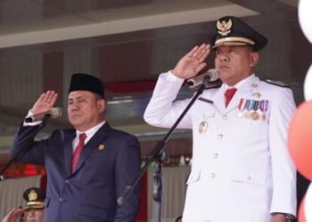 Bupati Kuansing Pimpin Upacara HUT RI ke‑80: Serukan Persatuan dan Cinta Tanah Air