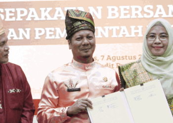 Wakil Bupati Kuansing Resmi Teken MoU dengan BPS: Langkah Tegas Dukung Satu Data Riau