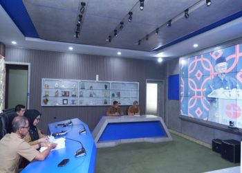 Lewat Zoom Meeting BRIN, Wabup Misharti Dorong Kampar Jadi Daerah Berdaya Saing Nasional