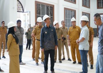 Bupati Dan Wakil Bupati Turun Langsung Pantau Progres Islamic Center Bangkinang