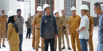 Bupati Dan Wakil Bupati Turun Langsung Pantau Progres Islamic Center Bangkinang