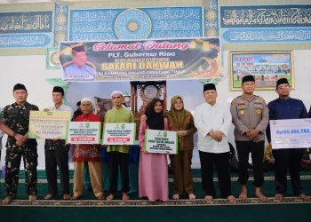 Safari Ramadan Gubri di Tualang, Bupati Afni Akui Sejumlah Program Provinsi dirasakan Masyarakat Siak