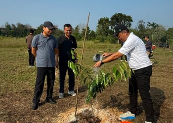 BRK Syariah Ikut Tanam Pohon di Stadion Utama Riau, Dukung Pelestarian Lingkungan Hidup