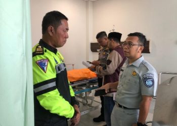 Microsleep Kembali Mangakibatkan Korban Maut Di Tol Permai, Jasa Raharja dan Satlantas Polres Siak Bergerak Cepat Tangani Korban