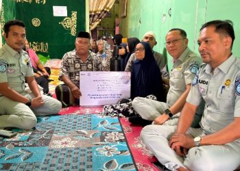 Kurang 24 Jam Jasa Raharja Cabang Dumai, Serahkan Santunan Korban Kecelakaan Maut Tol Pekanbaru-Dumai