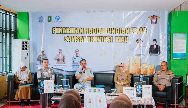 Tim Pembina Samsat Riau Umumkan Pemenang Gebyar Hadiah Pajak Kendaraan Bermotor, Apresiasi Wajib Pajak Taat