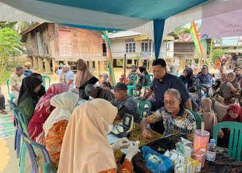 Kabut Asap Selimuti Rantau Baru, EMP Bentu Hadirkan Pengobatan Gratis untuk Warga