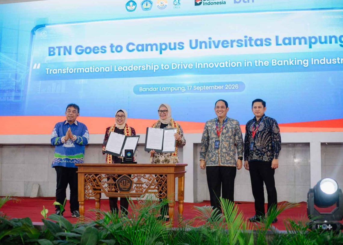 Ekspansi Bisnis Perbankan Digital, BTN Perkuat Kemitraan Strategis dengan Universitas Lampung